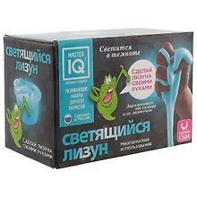 Набор для экспериментов «Светящийся Лизун» Мастер IQ, Каррас