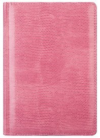 Ежедневник недат. А5 160л "Solo", кож.зам., розовый, In Folio