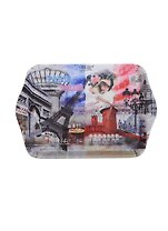 Поднос Парижские фантазии (ML-002 Paris) (пластик) (20,8х14,2) Gift Land