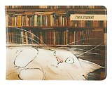 Обложка для студенческого Кот и книги (СБ2024-079)