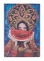 Ежедневник недатированный «Наппа. Маргарита Карева, арбуз» А5, 120 листов, экокожа, Escalada