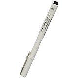 Ручка капиллярная Faber-Castell, Ecco Pigment, черная 0,7 мм