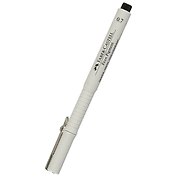 Ручка капиллярная Faber-Castell, Ecco Pigment, черная 0,7 мм
