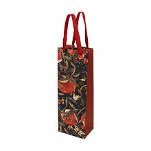 Пакет бутылочный 36*12,3 "ФЛОРА.ГРАНАТ" бум.мат.ламинат