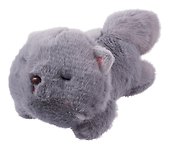 Мягкая игрушка Котик с закрытыми глазками (серый) (30 см), Bookvalno - 2