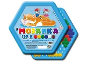 Мозаика шестигранная 150эл. 6цв.  00957