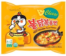 Лапша Samyang BULDAK со вкусом курицы и сыра Hot Chicken Flavor Ramen Cheese, пачка, 140г