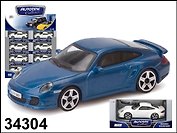 Машинка Porsche 911 Turbo (997) (1:43) (34304) (коробка)