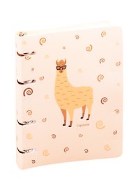 Тетрадь на кольцах «Cute & Funny. Дизайн 12» 100 листов в клетку, А5, сменный блок - Listoff