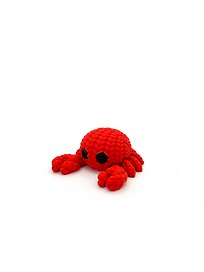 Фигурка 3D Крабик Рик макси (12012999) (8х8)