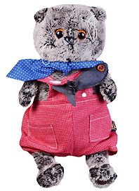 Игрушка мягкая Budi Basa, Басик в красном комбинезоне 19см Ks19-066