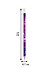 Карандаш Colorful style violet, чернографитный HB с ластиком - 1