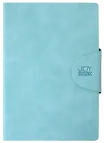 Ежедневник недат. А5 136л "Snap book. No 2" мятный, иск.кожа, интегр.переплет, клапан, офсет, ляссе