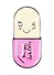 Значок Pin Joy Happy pill (металл) - 0