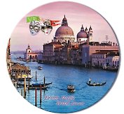 Доска для нарезки Венеция (RCB-Venezia) (стекло) (d19) (в подар.упаков.) GiftLand