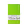 Скетчбук 13*21 80л "Sketchmarker"  зеленый луг, 140г/м2, слоновая кость, тв.обл.