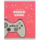 Тетрадь в клетку Listoff, Video game, 48 листов, в ассортименте