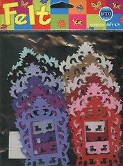 Домики (RH-052) (набор для творчества из фетра) (упаковка)