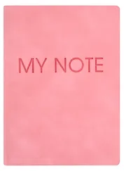 Записная книжка А6 40л кл. "Fantasy. Розовый" иск.кожа