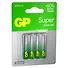Батарейка GP Super G-Tech AAA (LR03) 24A алкалиновая, BC4 - 1