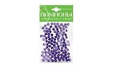 Набор для творчества HOBBY TIME, Помпоны пушистые Фиолетовые, 8мм, 120шт
