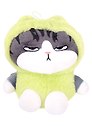 Мягкая игрушка Котик костюм кигуруми (Лягушка) (20см)