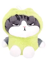 Мягкая игрушка Котик костюм кигуруми (Лягушка) (20см)