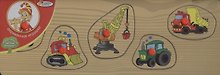 Рамка-вкладыш деревян. Стройтехника (TRPT-7) (156002) (29х10) (Играем вместе)