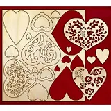 Набор для скрапбукинга Сердца-3 (13921) (упаковка)