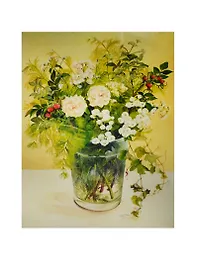 Картина Букет Розы и шиповник (40х48) (585-038)