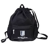 Рюкзак--мешок "Атака Титанов. Сезон 1-3" 44*33*14см, полиэстер, 1отд., 3 кармана