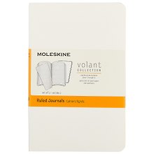 Набор записных книжек Moleskin Volant Pocket, 2 штуки, мягкая обложка, белая, 40 листов, А6