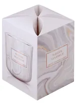 Ароматизированная свеча в стакане Мрамор (Marble) (150гр) (подарочная упаковка)