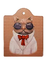 Подставка под горячее Кот Пижон (16х19см) (керамика, пробка) (Gift'n'Home) (W-16 Пижон)