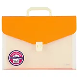 Портфель пластиковый "Two colors", А4, 12 отделений