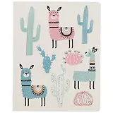 Тетрадь в клетку Academy Style, "Ламы и кактусы", 48 листов, в ассортименте