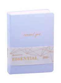 Ежедневник недатированный «Essential. Blue» А5, голубой, 136 листов