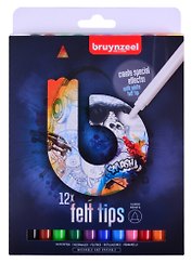 Фломастеры Bruynzeel, 12 цветов