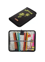 Пенал школьный 1отд. "In da Club" с наполнением (13 предметов), ламинированный, Check You Head