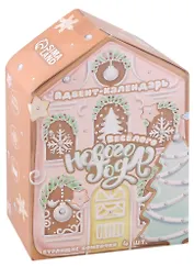 Адвент-календарь Пряничный дом (бомбочки для ванны 4 шт по 130 г) (6Х14Х21)