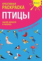 Креативная раскраска с наклейками Птицы (А4)