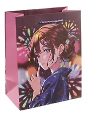 Пакет А5 18*23*10 "Аниме. Сияние" жен., бум.мат.ламинат