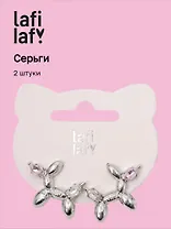 Сережки Собачки (2шт) (латунь) (12-253004-С58) (Lafilaf)