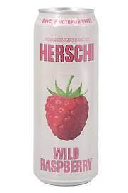 Напиток газированный HERSCHI Rasberry Со вкусом Малины, 450 мл (ж/б)