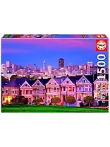 Пазл Educa 1500 эл. 85*60см.. Викторианские дома, Сан-Франциско