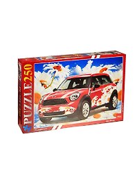 Пазлы 250 А3ф Авто в цветах (250П33_12583) (28х40см) (3-99л.) (Hatber) (коробка)