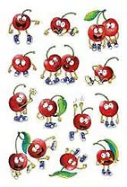 HERMA Наклейки MAGIC ВИШНЕВЫЙ АРОМАТ