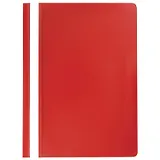 Папка-скоросшиватель,пласт., Авале, А4, красн.прозрачный верх