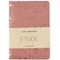 Записная книжка А6 80л лин. "ETUDE" иск.кожа, поролон, тв.переплет, тиснение фольгой, ляссе, инд.уп. - 0