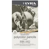 Профессиональные цветные карандаши «Rembrandt», оттенки серого, 12 штук